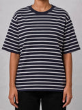 Navy Stripe Oversized Tee
