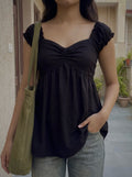 Ruffle Sleeve Top